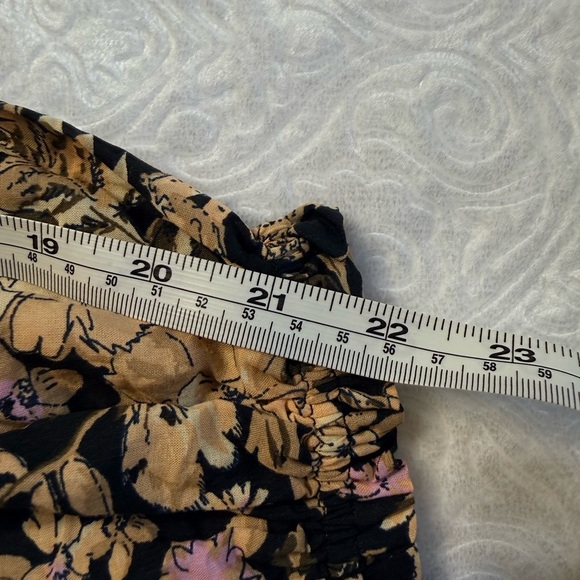 Free People “Peplum Dreams” Floral Off-Shoulder Top – Size S (New with Tags) - Picture 5 of 6